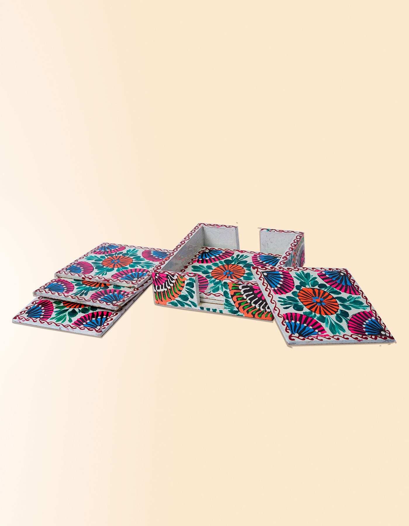 Handcrafted Riayasati Coasters – Artisan Drink Coasters for Home & Gifts