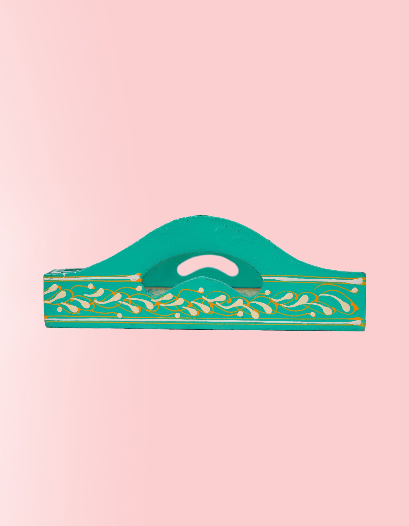 Delhi Long Tray – Handcrafted Mint Green Artisan Serving Tray | Masttees