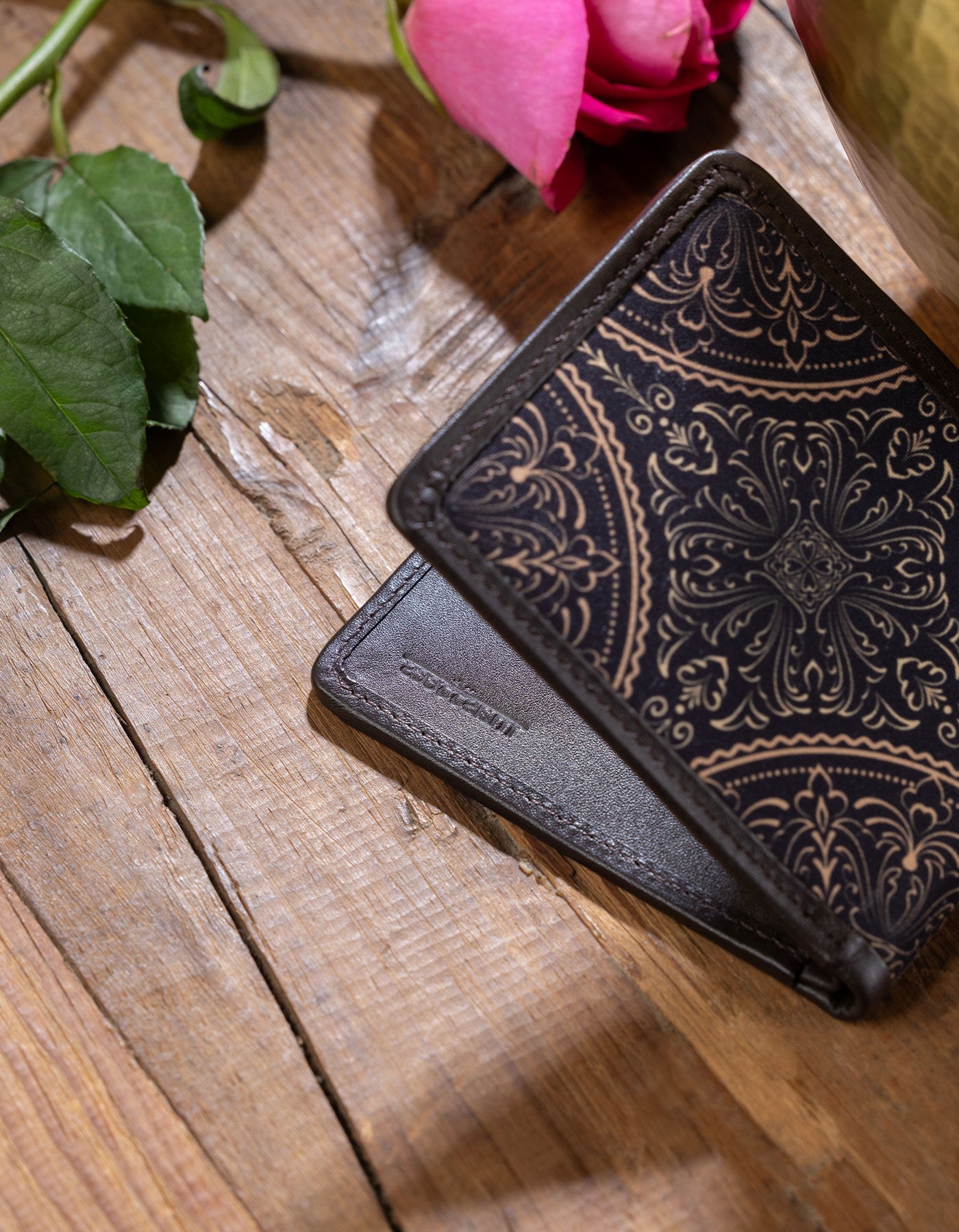 Regalia Wallet – Artwork Exterior & Leather Interior