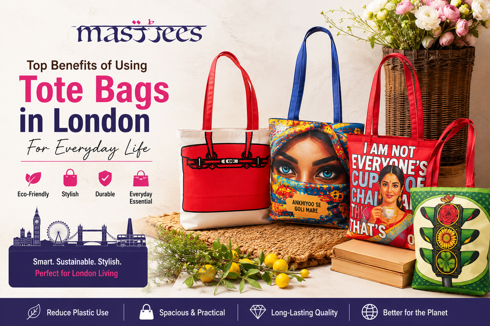 Top Benefits of Using Tote Bags in London for Everyday Life