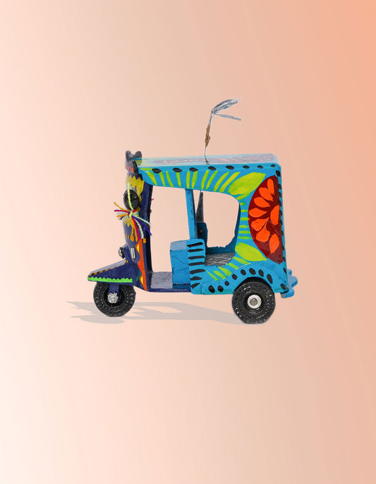 Chamkeela Rickshaw – Handmade Decorative Rickshaw Figurine with Koyal Bird | Masttees