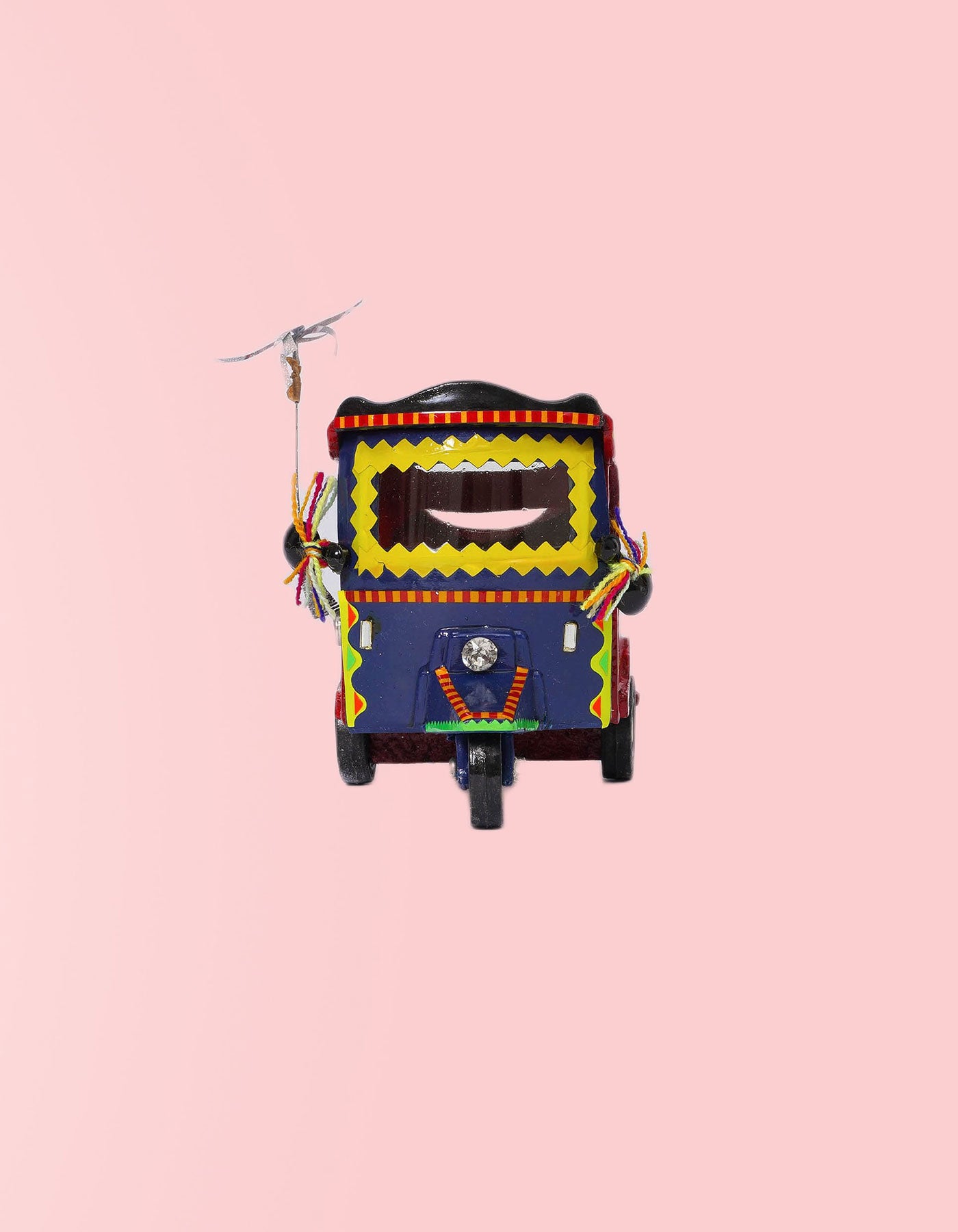 Roshan Rickshaw – Handmade Decorative Rickshaw Figurine with Filmy Desi Design | Masttees