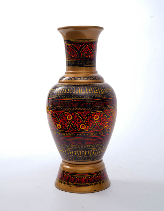 Anguri Bagh Handmade Lacquer Vase – Artisan Home Décor Gift