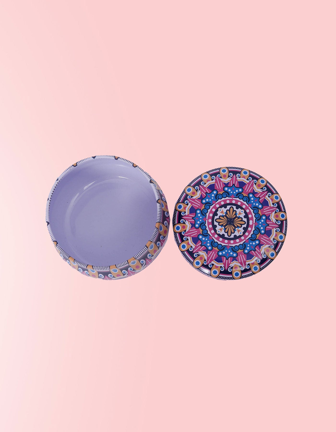 Rose Mini Portable Tin – Compact Travel Tin for Mints, Pills & Small Accessories