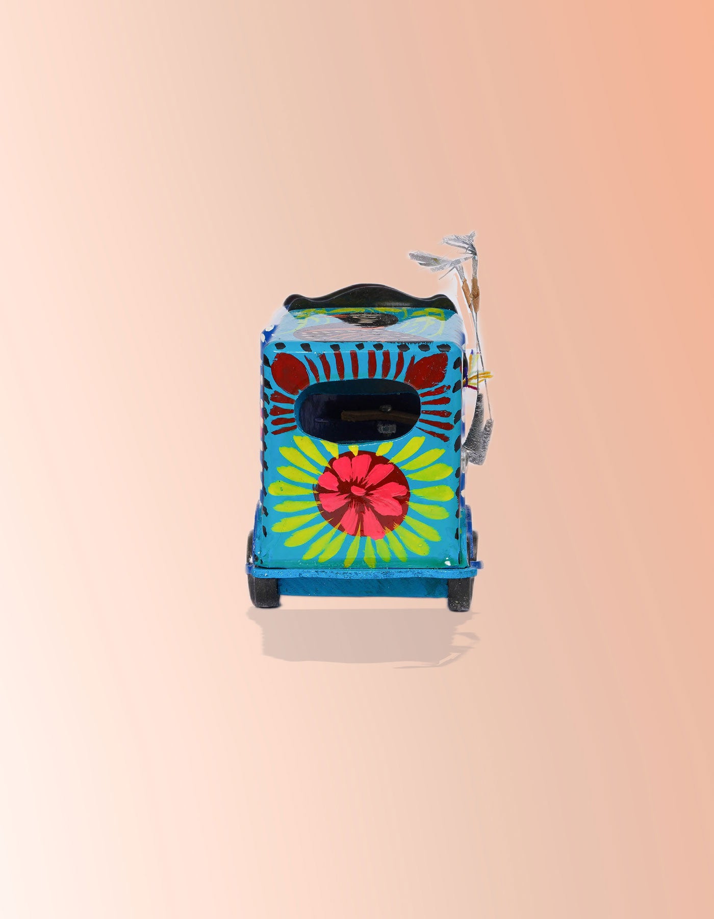 Chamkeela Rickshaw – Handmade Decorative Rickshaw Figurine with Koyal Bird | Masttees