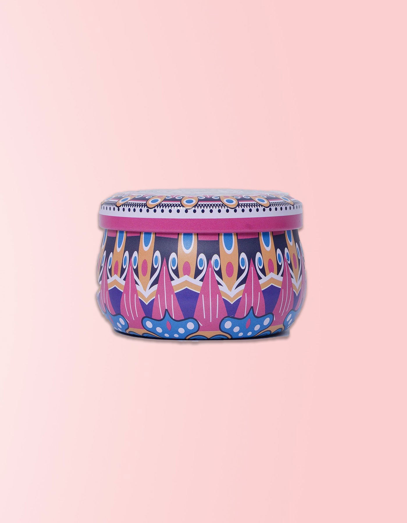 Rose Mini Portable Tin – Compact Travel Tin for Mints, Pills & Small Accessories