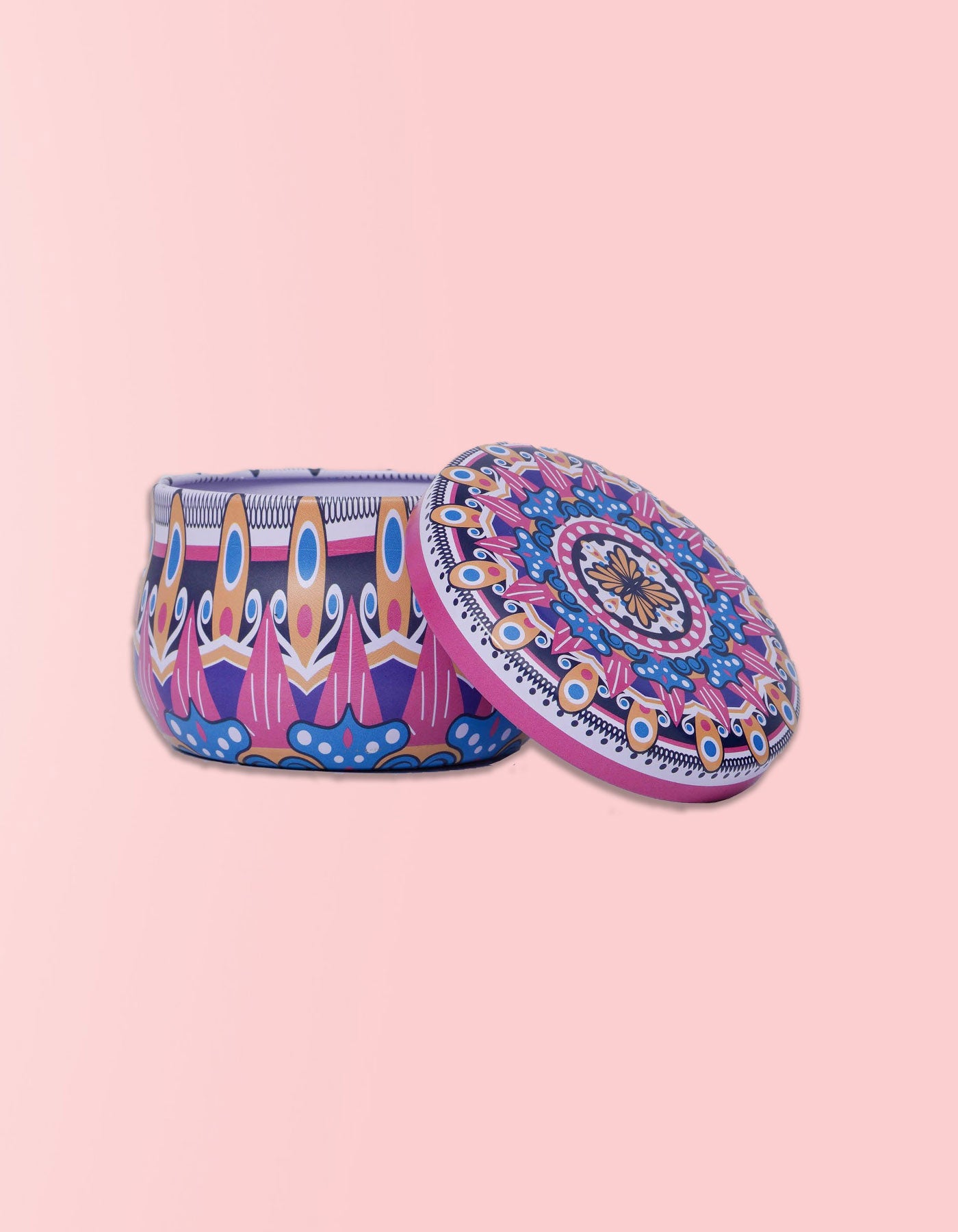 Rose Mini Portable Tin – Compact Travel Tin for Mints, Pills & Small Accessories