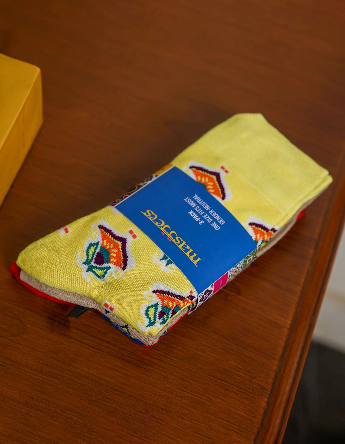 Quirky Colourful Socks – Pack of 3 Assorted Bold Print Designs | Masttees