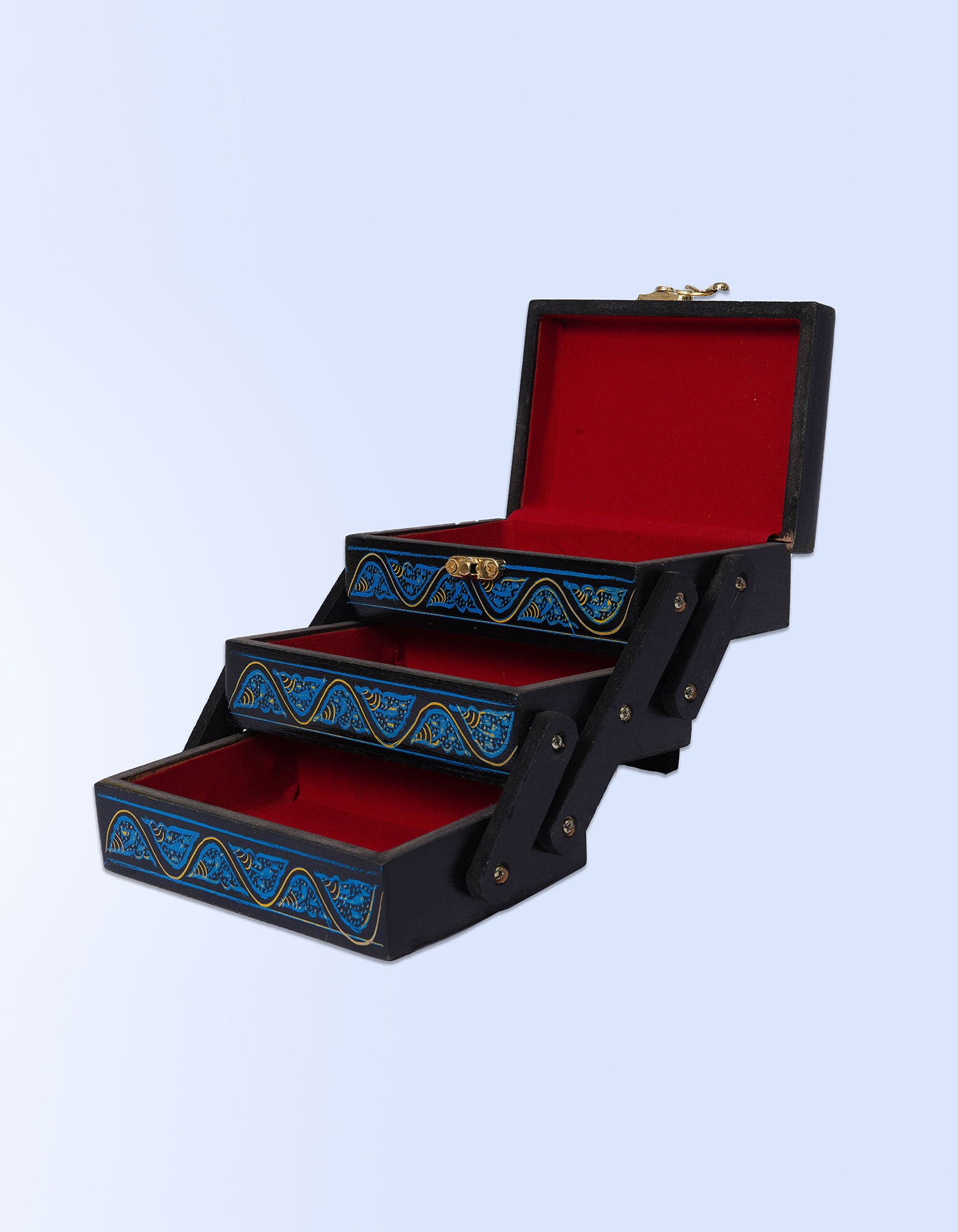 Moti Mahal Handcrafted Vintage Jewellery Box – Artisan Wooden Keepsake Box