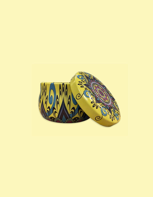 Sunflower Mini Portable Tin – Compact Printed Storage Tin for Trinkets & Gifts | Masttees