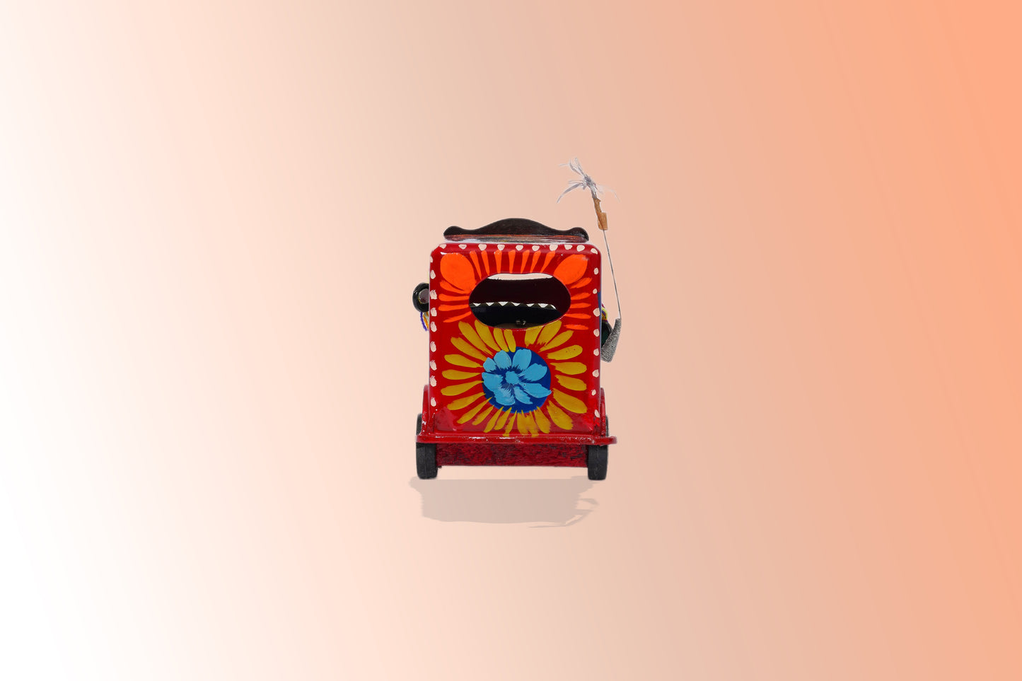 Filmy Red Hand made decorative Rickshaw