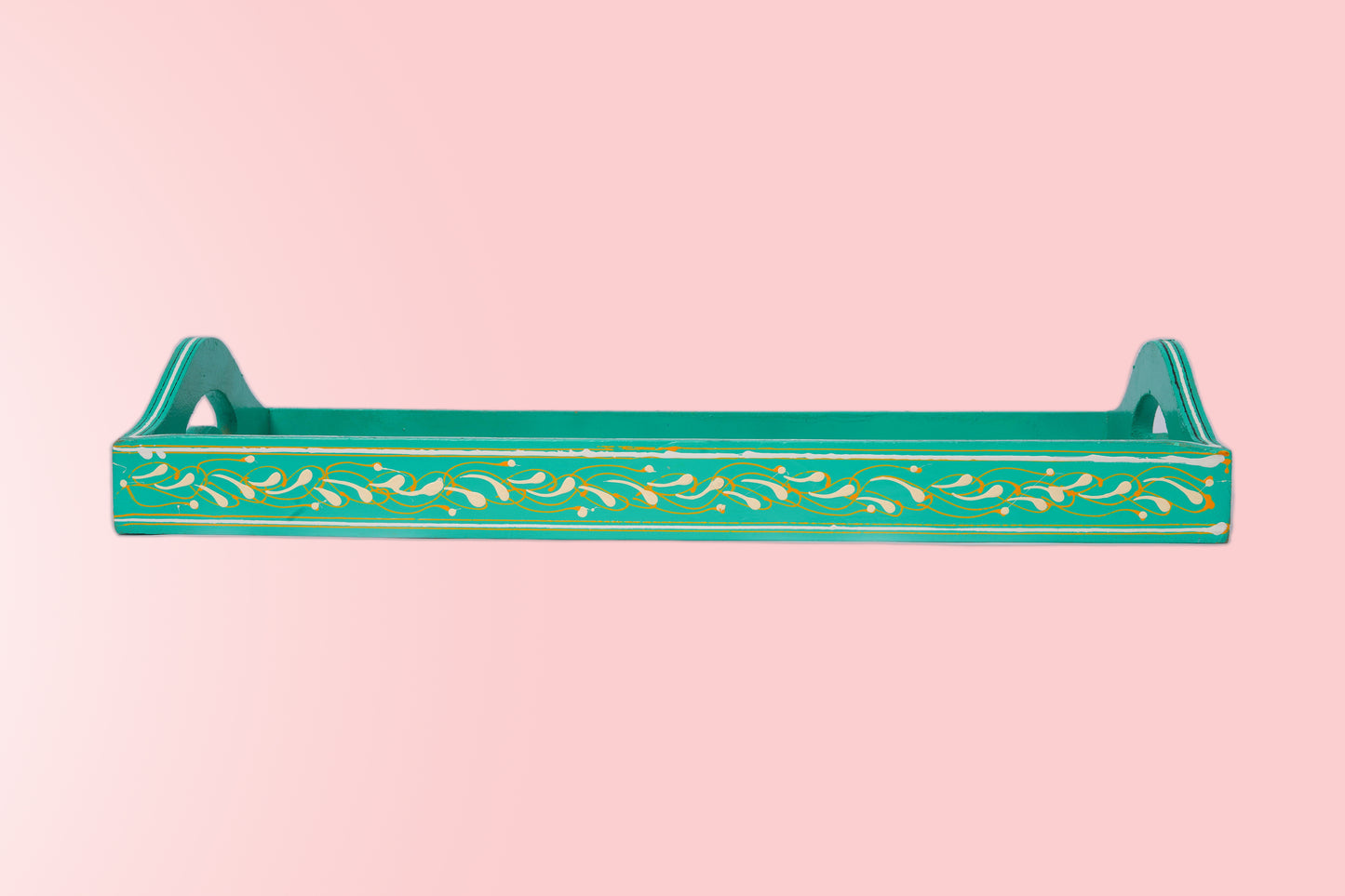 Artisinal Rectangular Blue Tray