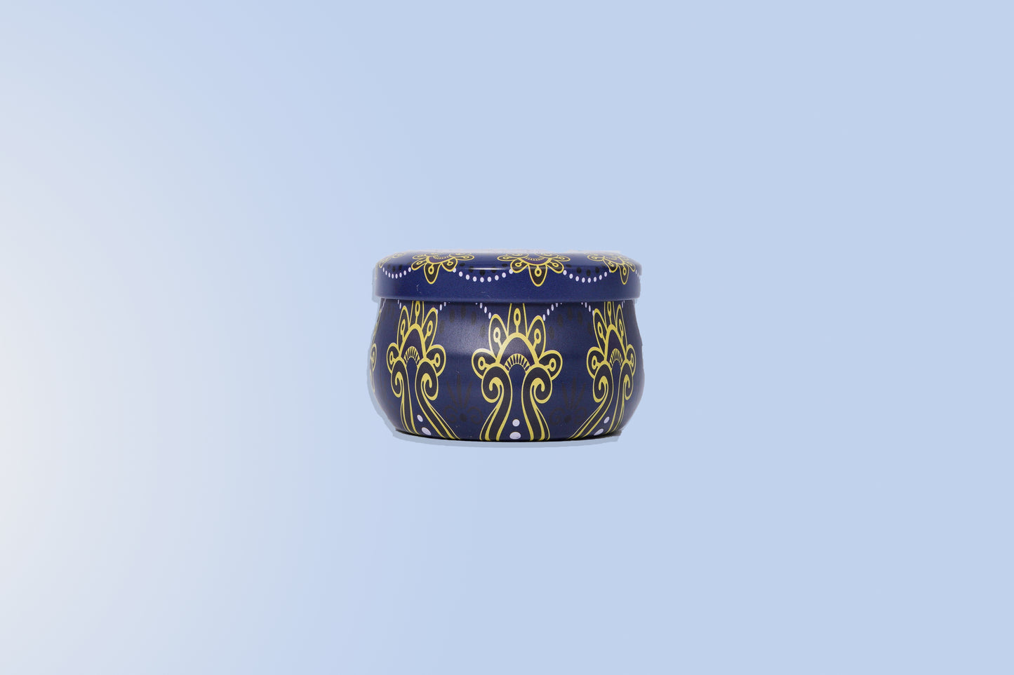 Blue Mini portable tin