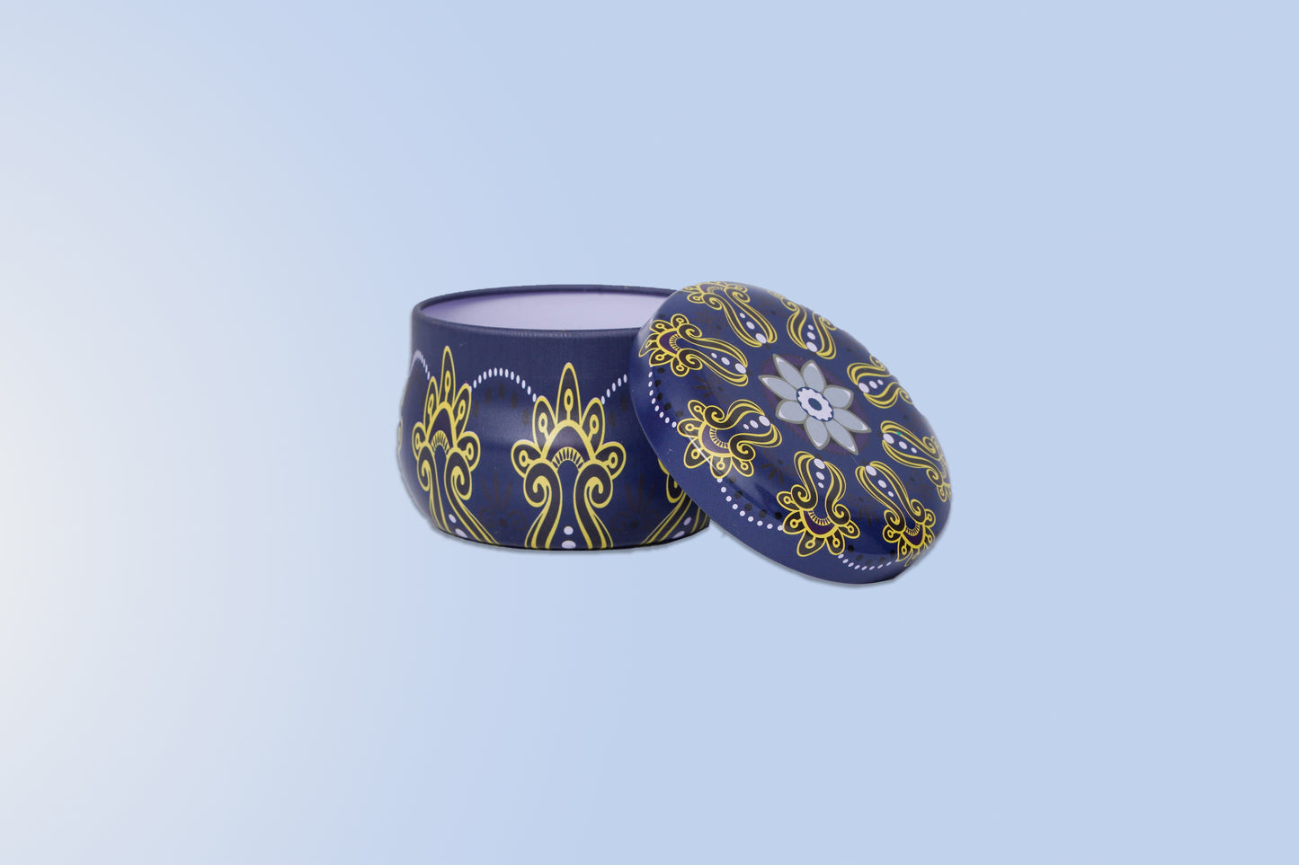 Blue Mini portable tin
