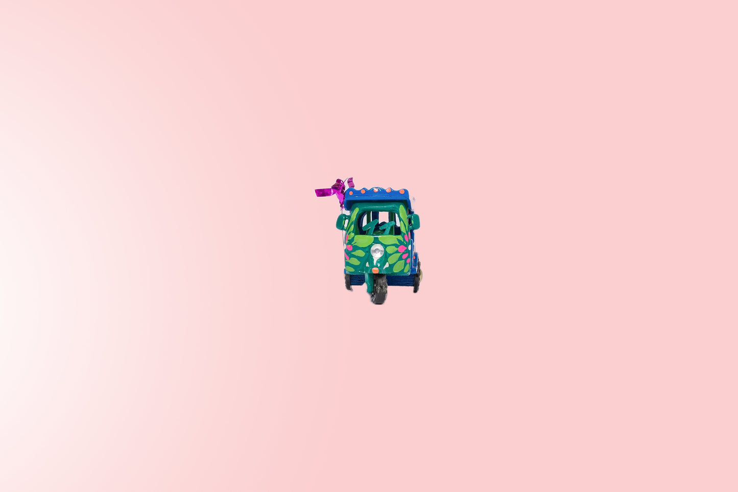 Hand made decorative mini rickshaw (3 pack)