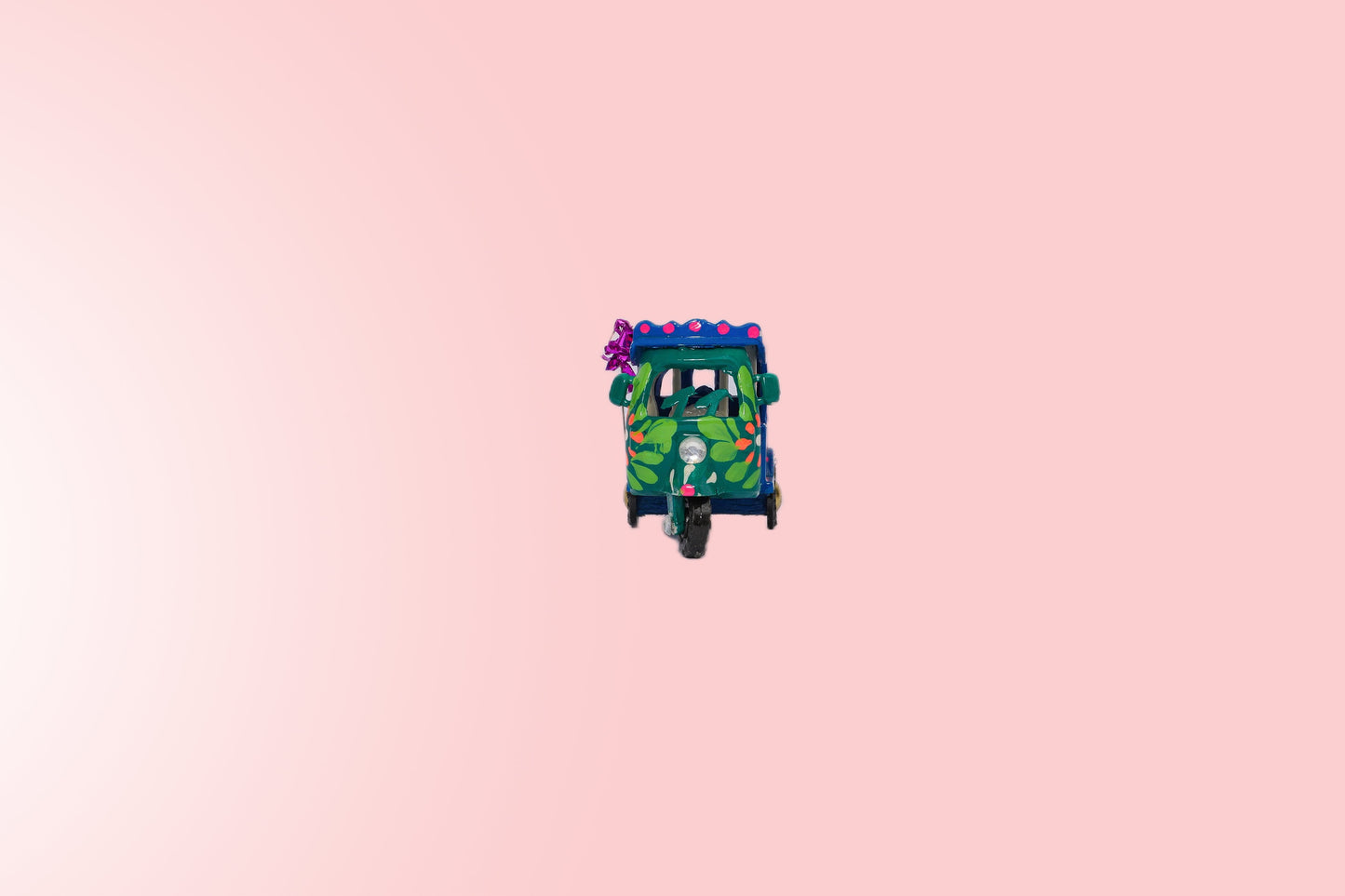 Hand made decorative mini rickshaw (3 pack)