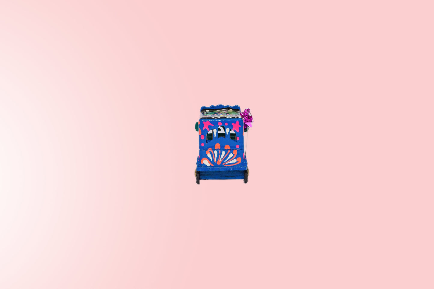 Hand made decorative mini rickshaw (3 pack)