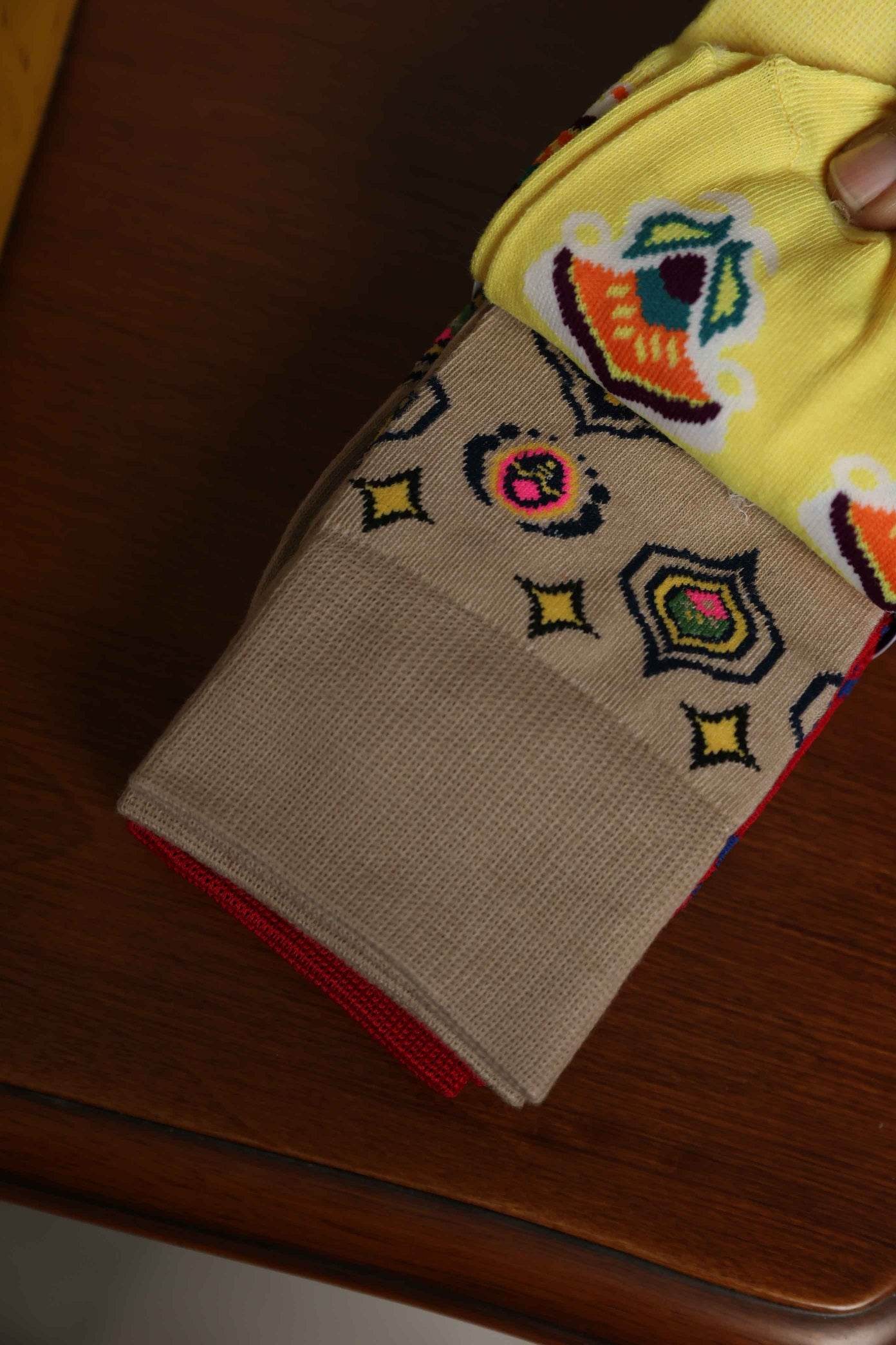 Quirky Colourful Socks – Pack of 3 Assorted Bold Print Designs | Masttees