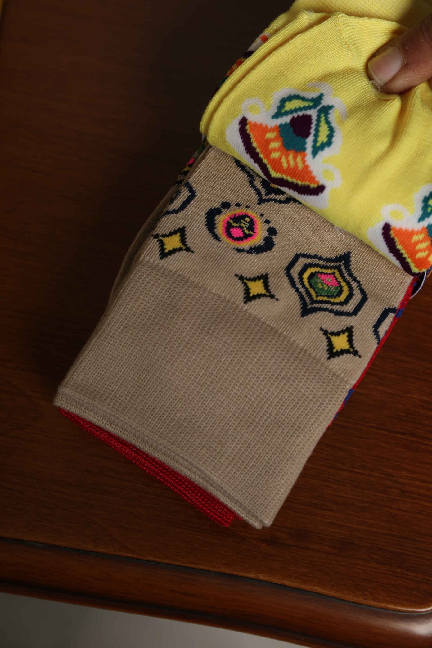 Quirky Colourful Socks – Pack of 3 Assorted Bold Print Designs | Masttees