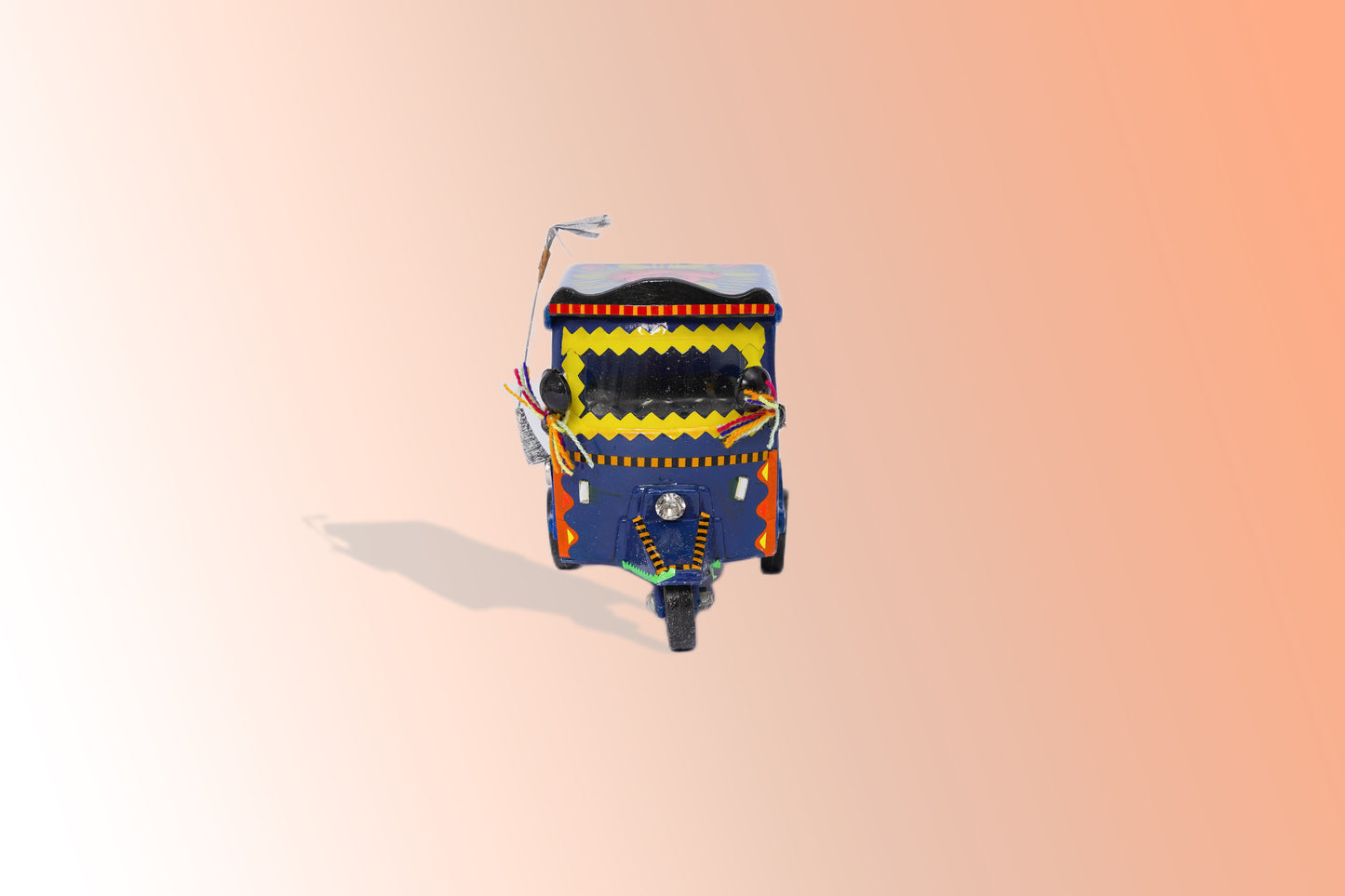 Koel cyan Hand made decorative Rickshaw