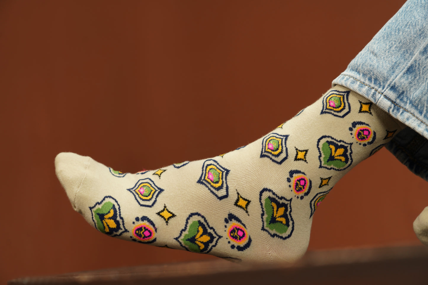 Socks Beige