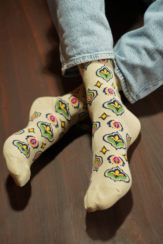 Socks Beige